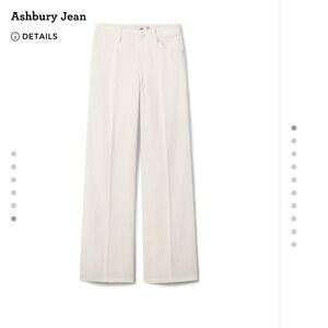 CAbi Women's Wide Leg Cream Pants